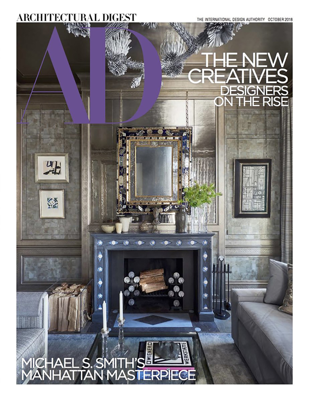 Architectural Digest Cover story featuring hardware by H. Theophile
